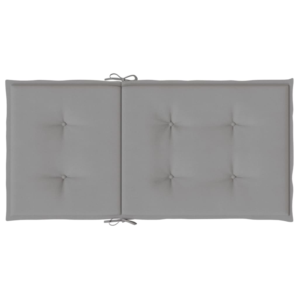 Tuinstoelkussens Oxford Stof 6 100 x 50 x 3 cm Grijs