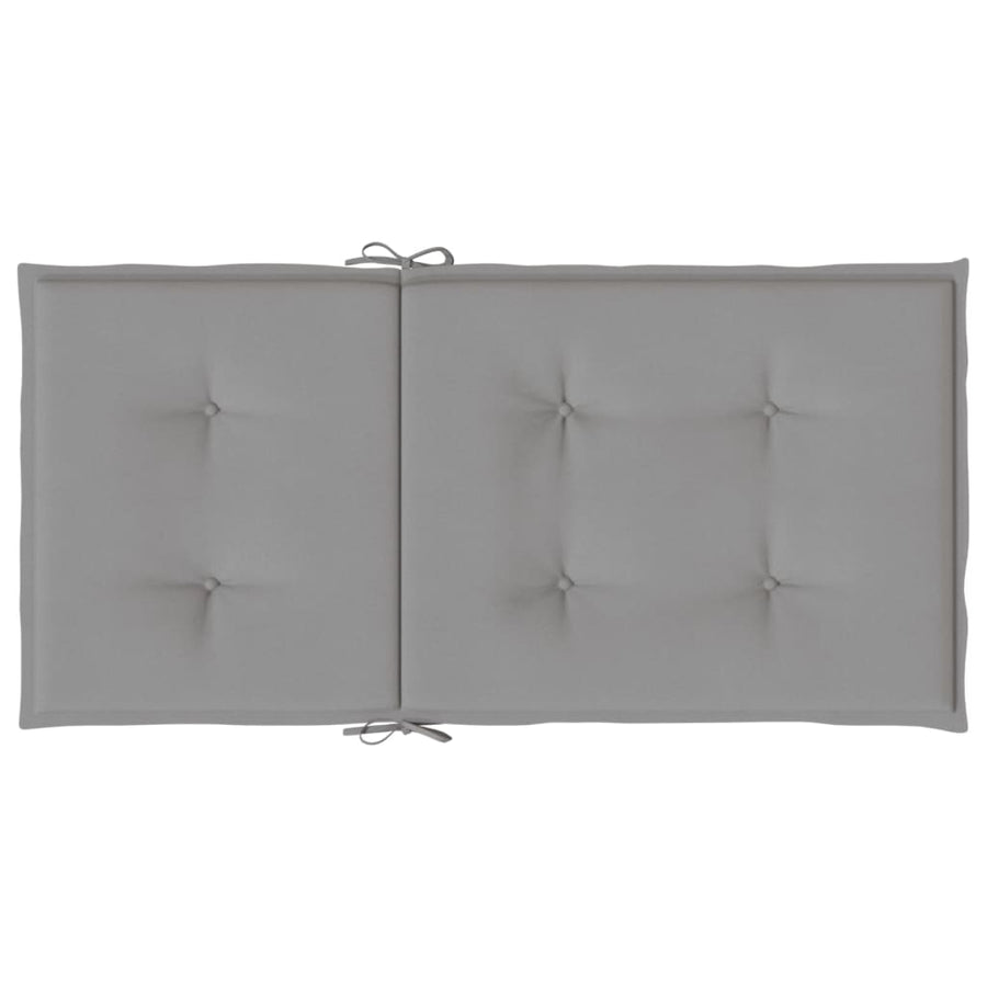 Tuinstoelkussens Oxford Stof 6 100 x 50 x 3 cm Grijs