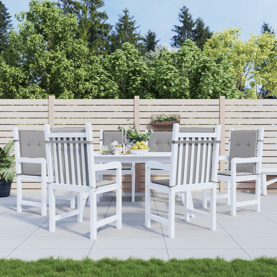 Tuinstoelkussens Oxford Stof 6 100 x 50 x 3 cm Grijs
