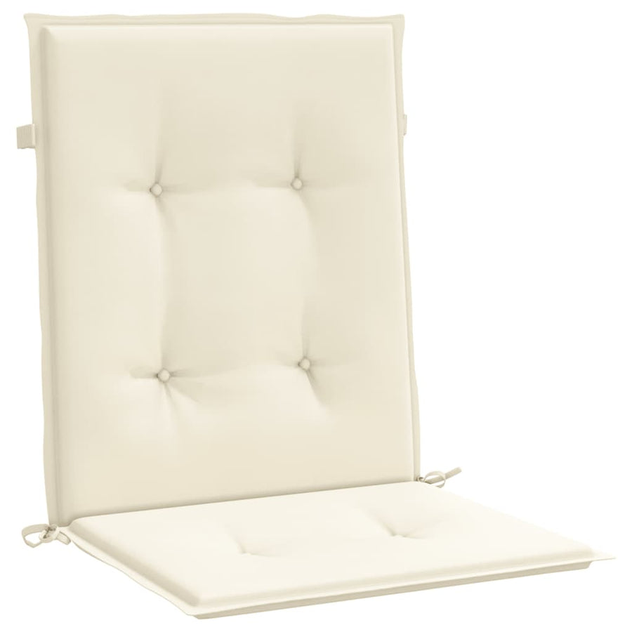 Tuinstoelkussens 6 st 100x50x3 cm oxford stof crèmekleurig 6 100 x 50 x 3 cm crème