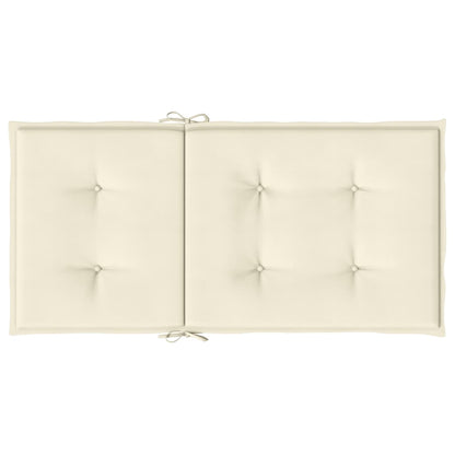Tuinstoelkussens 6 st 100x50x3 cm oxford stof crèmekleurig 6 100 x 50 x 3 cm crème