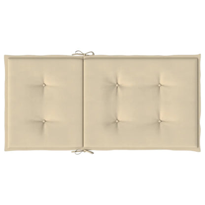 Tuinstoelkussens Oxford Stof 6 100 x 50 x 3 cm Beige