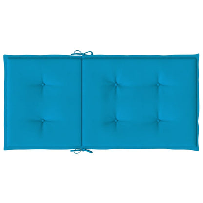 Tuinstoelkussens Oxford Stof 6 100 x 50 x 3 cm Blauw
