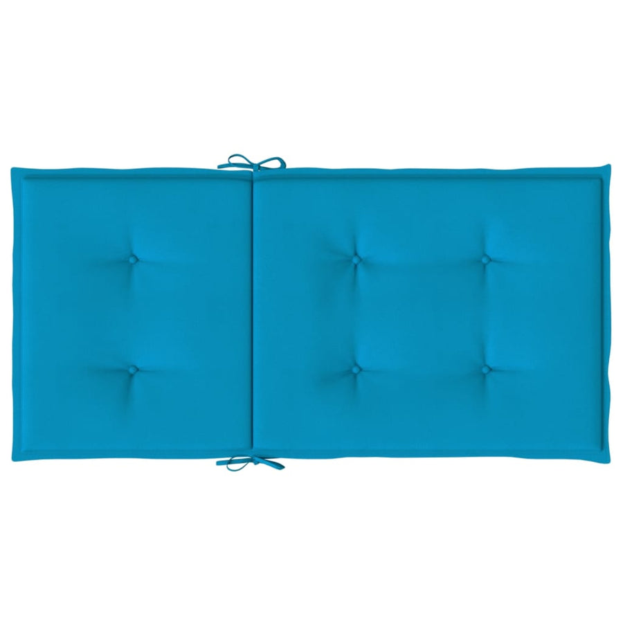 Tuinstoelkussens Oxford Stof 6 100 x 50 x 3 cm Blauw