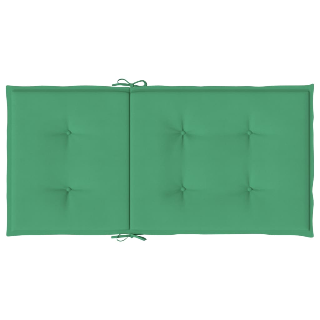 Tuinstoelkussens Oxford Stof 6 100 x 50 x 3 cm Groen