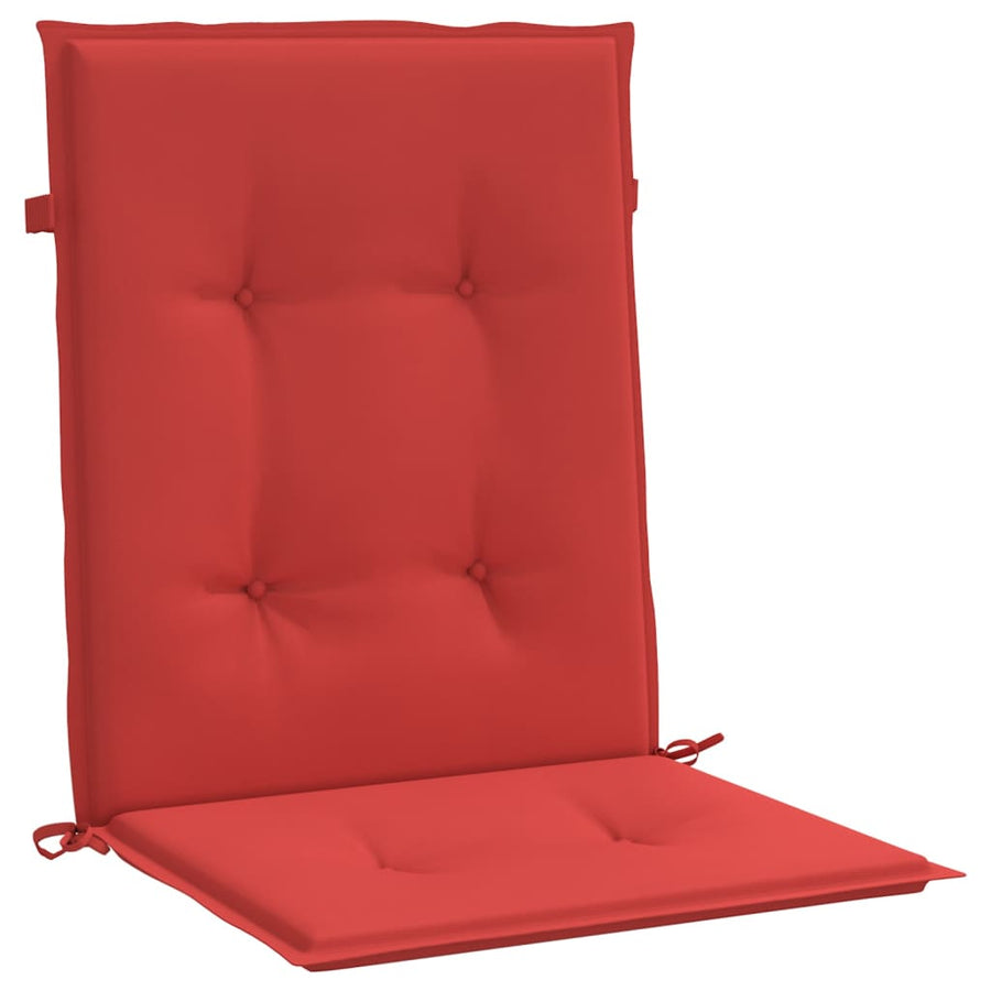 Tuinstoelkussens Oxford Stof 6 100 x 50 x 3 cm Rood