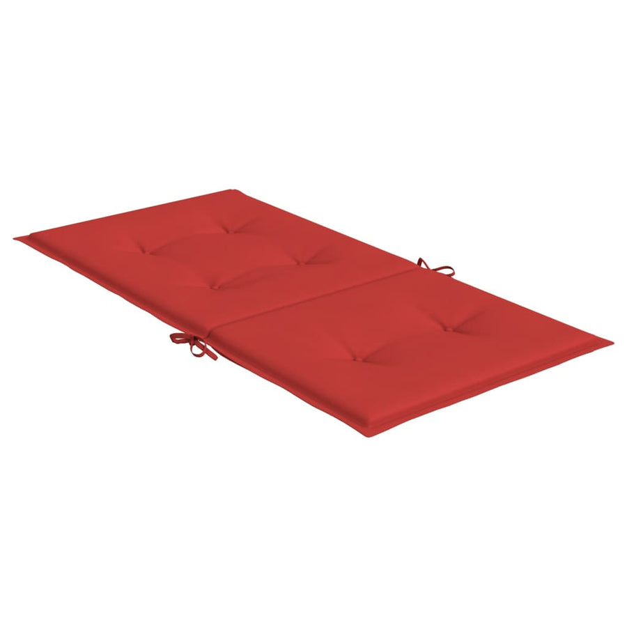 Tuinstoelkussens Oxford Stof 6 100 x 50 x 3 cm Rood