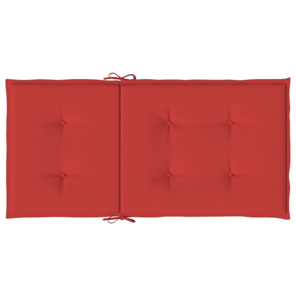 Tuinstoelkussens Oxford Stof 6 100 x 50 x 3 cm Rood