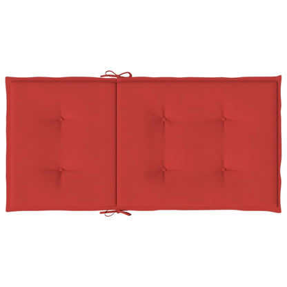 Tuinstoelkussens Oxford Stof 6 100 x 50 x 3 cm Rood
