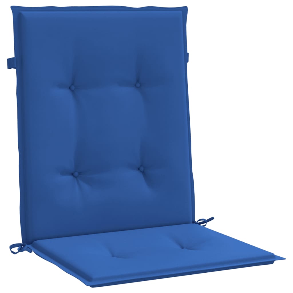Tuinstoelkussens 2 St 100X50X3 Cm Oxford Stof Koningsblauw 100 x 50 x 3 cm