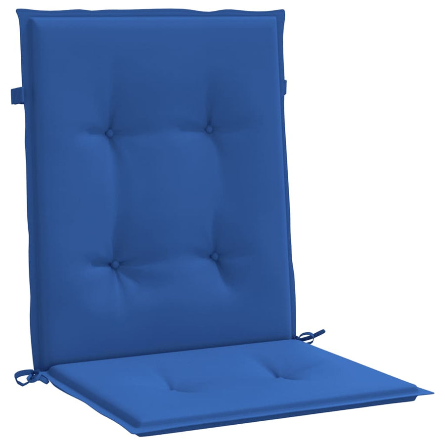 Tuinstoelkussens 2 St 100X50X3 Cm Oxford Stof Koningsblauw 100 x 50 x 3 cm