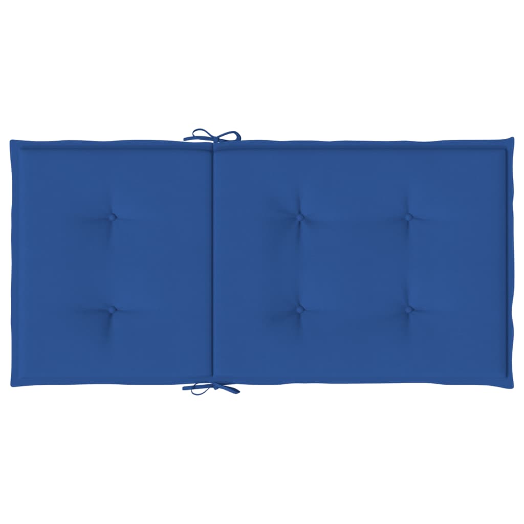 Tuinstoelkussens 2 St 100X50X3 Cm Oxford Stof Koningsblauw 100 x 50 x 3 cm