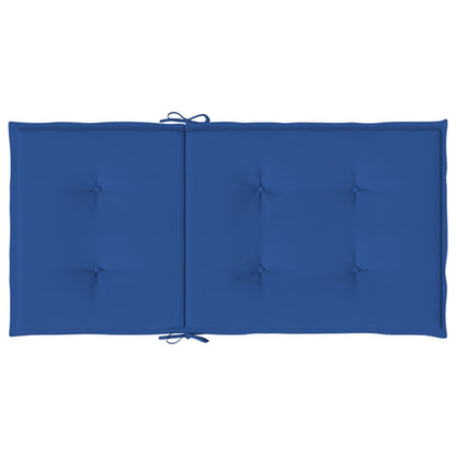 Tuinstoelkussens 2 St 100X50X3 Cm Oxford Stof Koningsblauw 100 x 50 x 3 cm