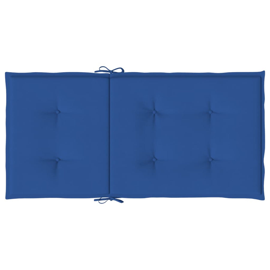 Tuinstoelkussens 2 St 100X50X3 Cm Oxford Stof Koningsblauw 100 x 50 x 3 cm