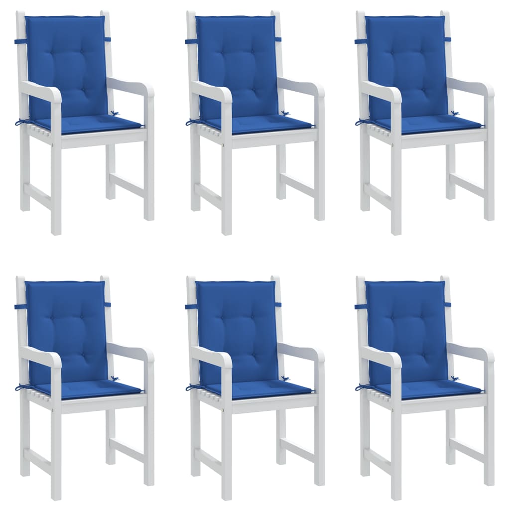 Tuinstoelkussens Oxford Stof 6 100 x 50 x 3 cm koningsblauw