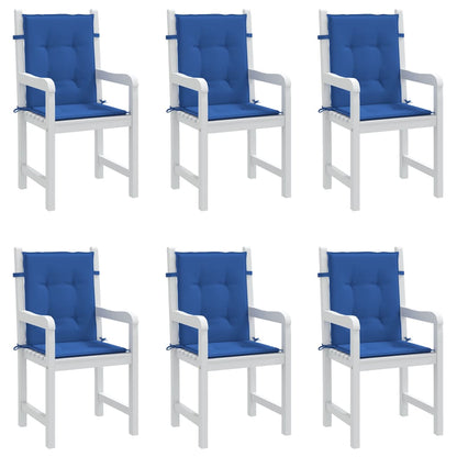 Tuinstoelkussens Oxford Stof 6 100 x 50 x 3 cm koningsblauw