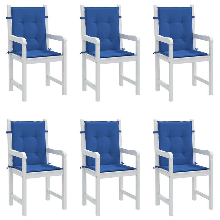 Tuinstoelkussens Oxford Stof 6 100 x 50 x 3 cm koningsblauw