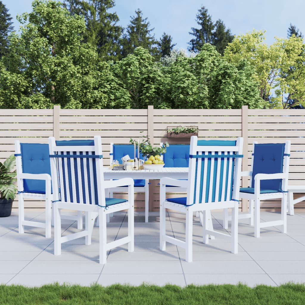Tuinstoelkussens Oxford Stof 6 100 x 50 x 3 cm koningsblauw