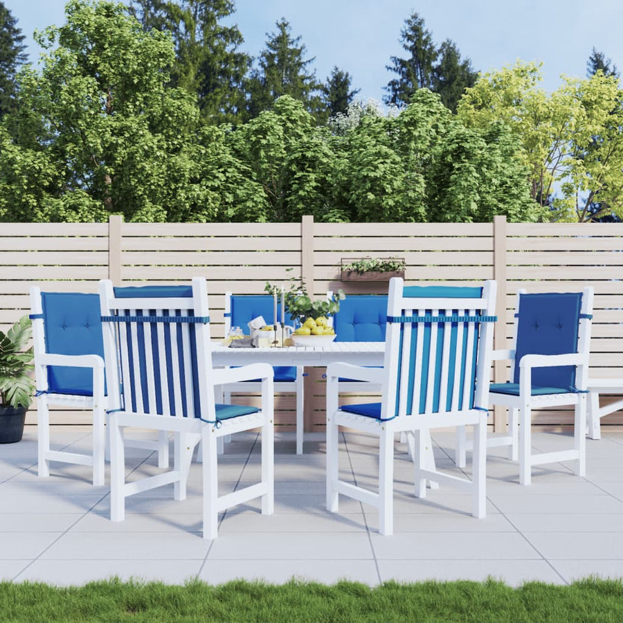 Tuinstoelkussens Oxford Stof 6 100 x 50 x 3 cm koningsblauw