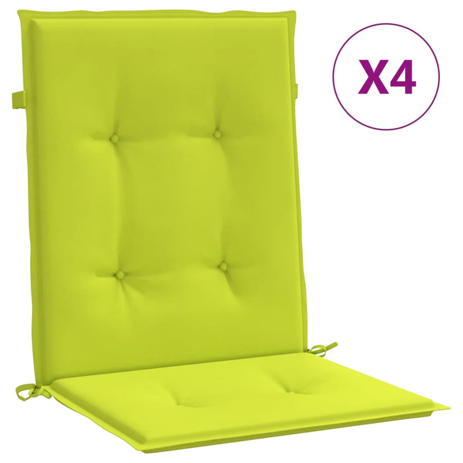 Tuinstoelkussens Oxford Stof 4 100 x 50 x 3 cm Heldergroen