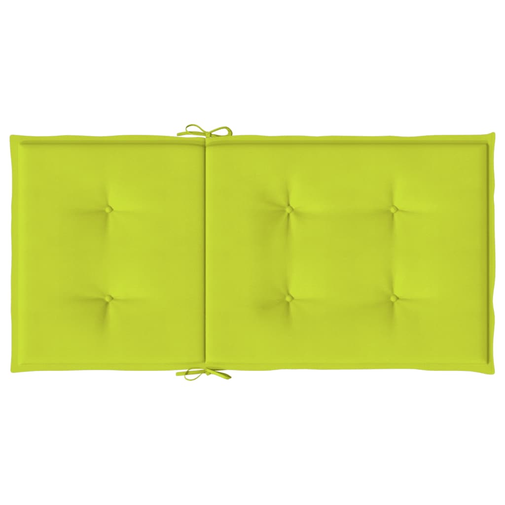 Tuinstoelkussens Oxford Stof 6 100 x 50 x 3 cm Heldergroen