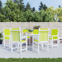 Tuinstoelkussens Oxford Stof 6 100 x 50 x 3 cm Heldergroen
