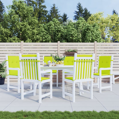 Tuinstoelkussens Oxford Stof 6 100 x 50 x 3 cm Heldergroen