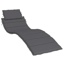 Ligbedkussen 186X58X4 Cm Oxford Stof Kleurig Antraciet