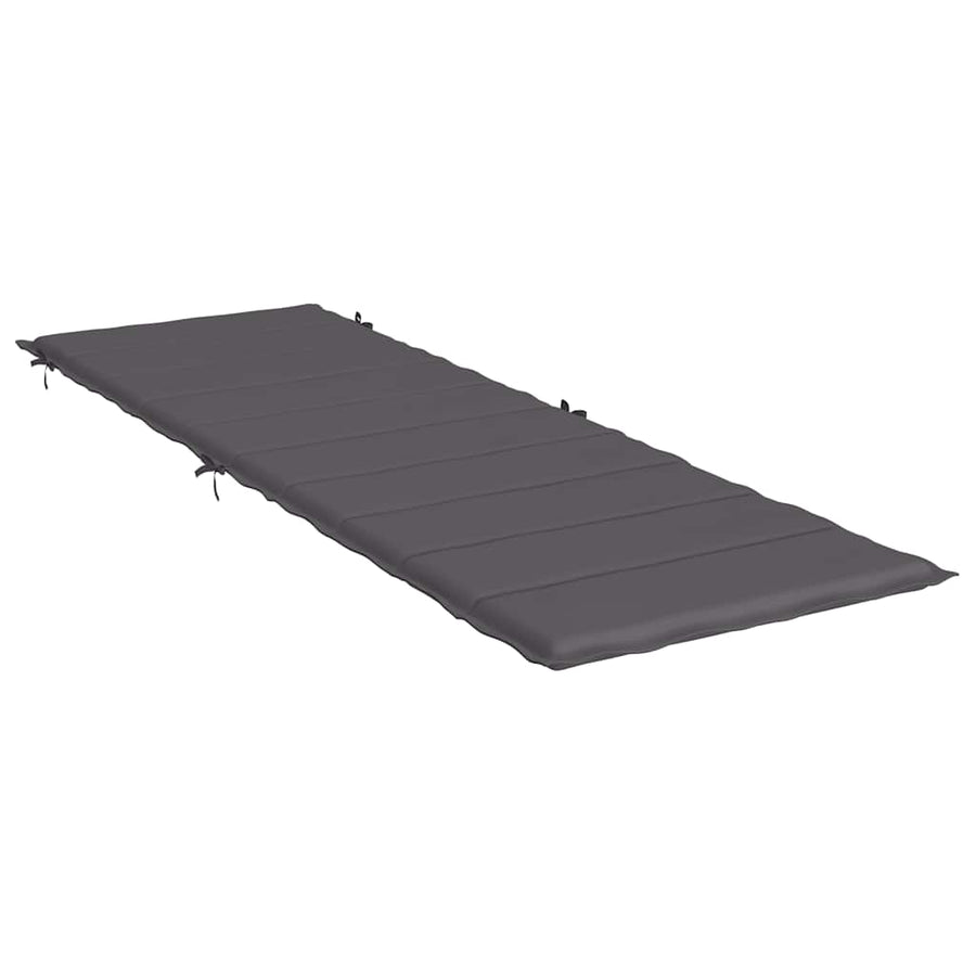 Ligbedkussen 186X58X4 Cm Oxford Stof Kleurig Antraciet