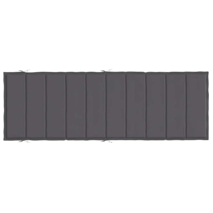 Ligbedkussen 186X58X4 Cm Oxford Stof Kleurig Antraciet