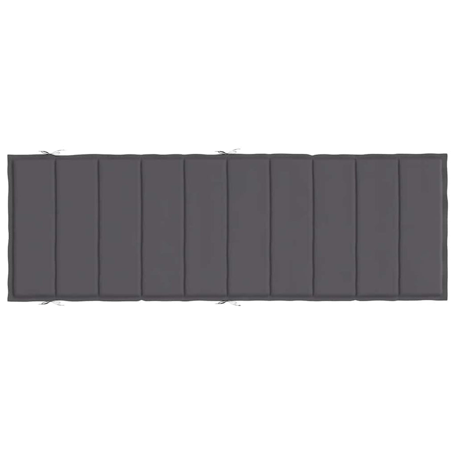 Ligbedkussen 186X58X4 Cm Oxford Stof Kleurig Antraciet
