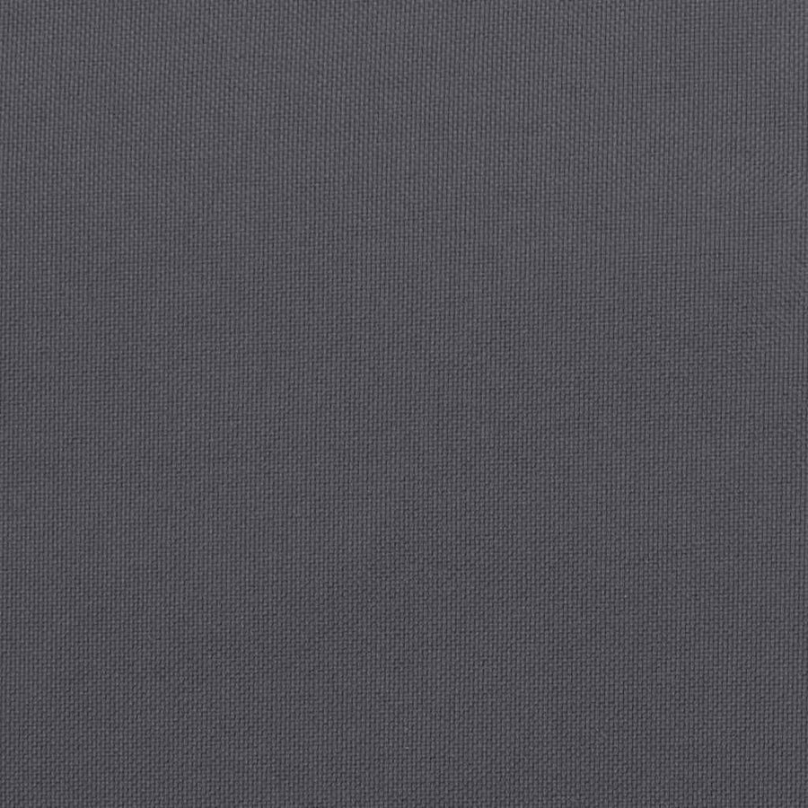 Ligbedkussen 186X58X4 Cm Oxford Stof Kleurig Antraciet