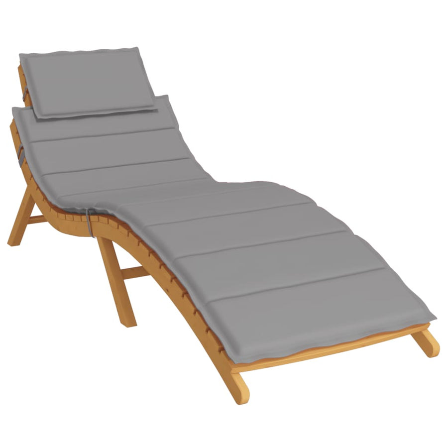 Ligbedkussen 86X58X3 Cm Oxford Stof Grijs