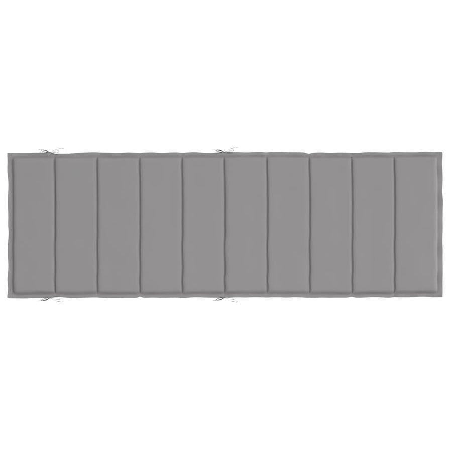 Ligbedkussen 86X58X3 Cm Oxford Stof Grijs