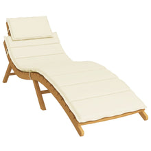 Ligbedkussen 186X58X3 Cm Oxford Stof Crèmekleurig