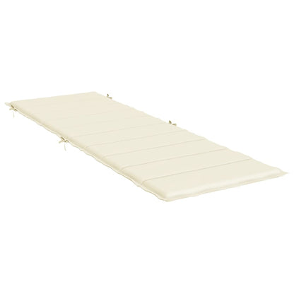 Ligbedkussen 186X58X3 Cm Oxford Stof Crèmekleurig