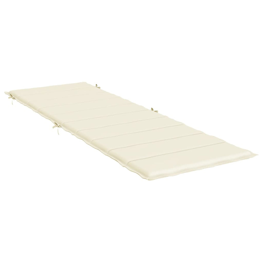 Ligbedkussen 186X58X3 Cm Oxford Stof Crèmekleurig