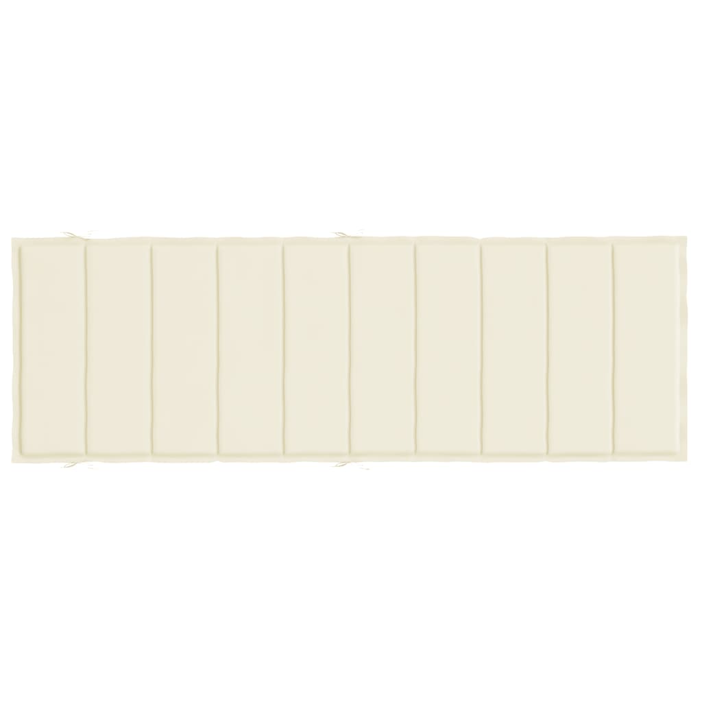Ligbedkussen 186X58X3 Cm Oxford Stof Crèmekleurig
