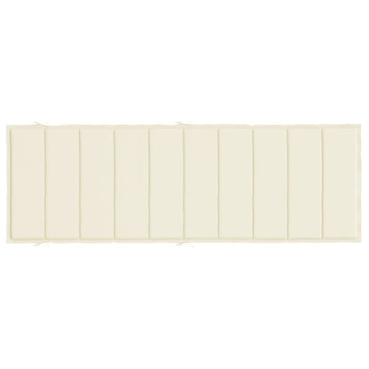 Ligbedkussen 186X58X3 Cm Oxford Stof Crèmekleurig