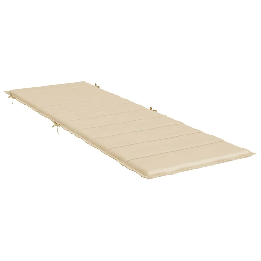 Ligbedkussen 186X58X4 Cm Oxford Stof Beige