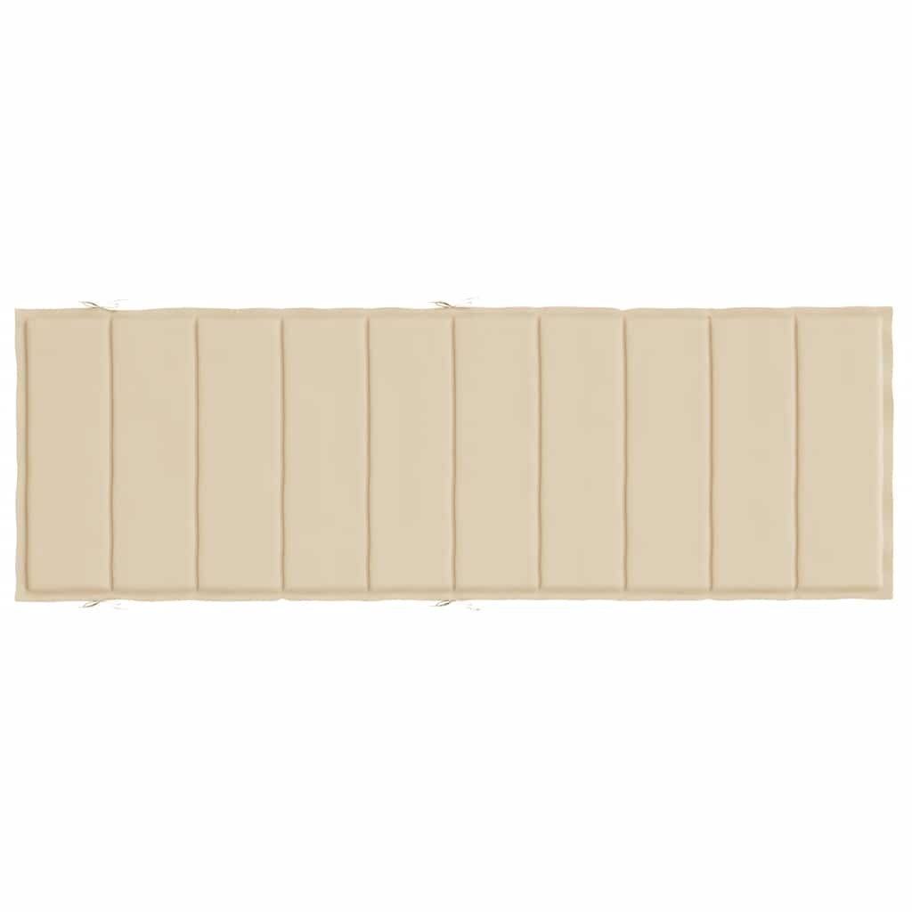 Ligbedkussen 186X58X4 Cm Oxford Stof Beige