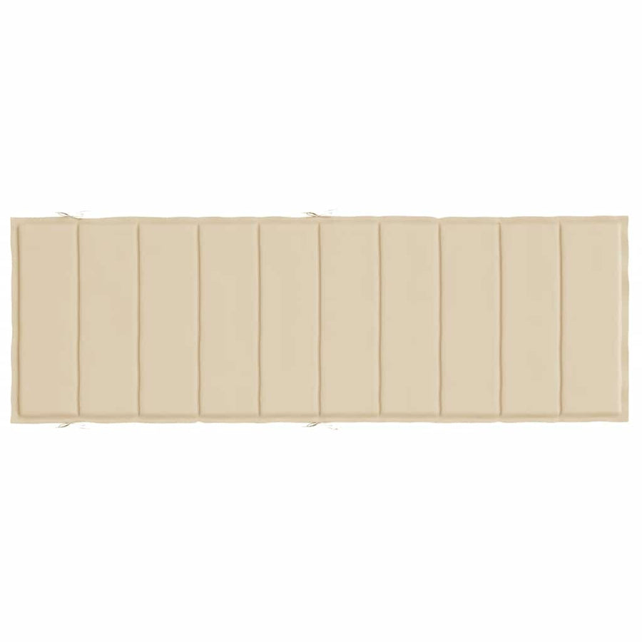 Ligbedkussen 186X58X4 Cm Oxford Stof Beige
