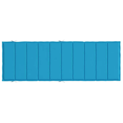 Ligbedkussen 186X58X4 Cm Oxford Stof Blauw