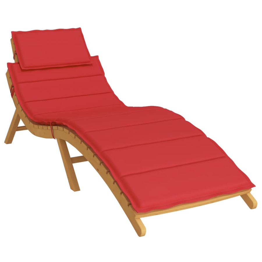 Ligbedkussen 86X58X3 Cm Oxford Stof Rood