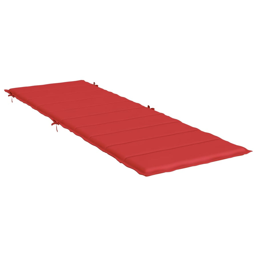 Ligbedkussen 86X58X3 Cm Oxford Stof Rood