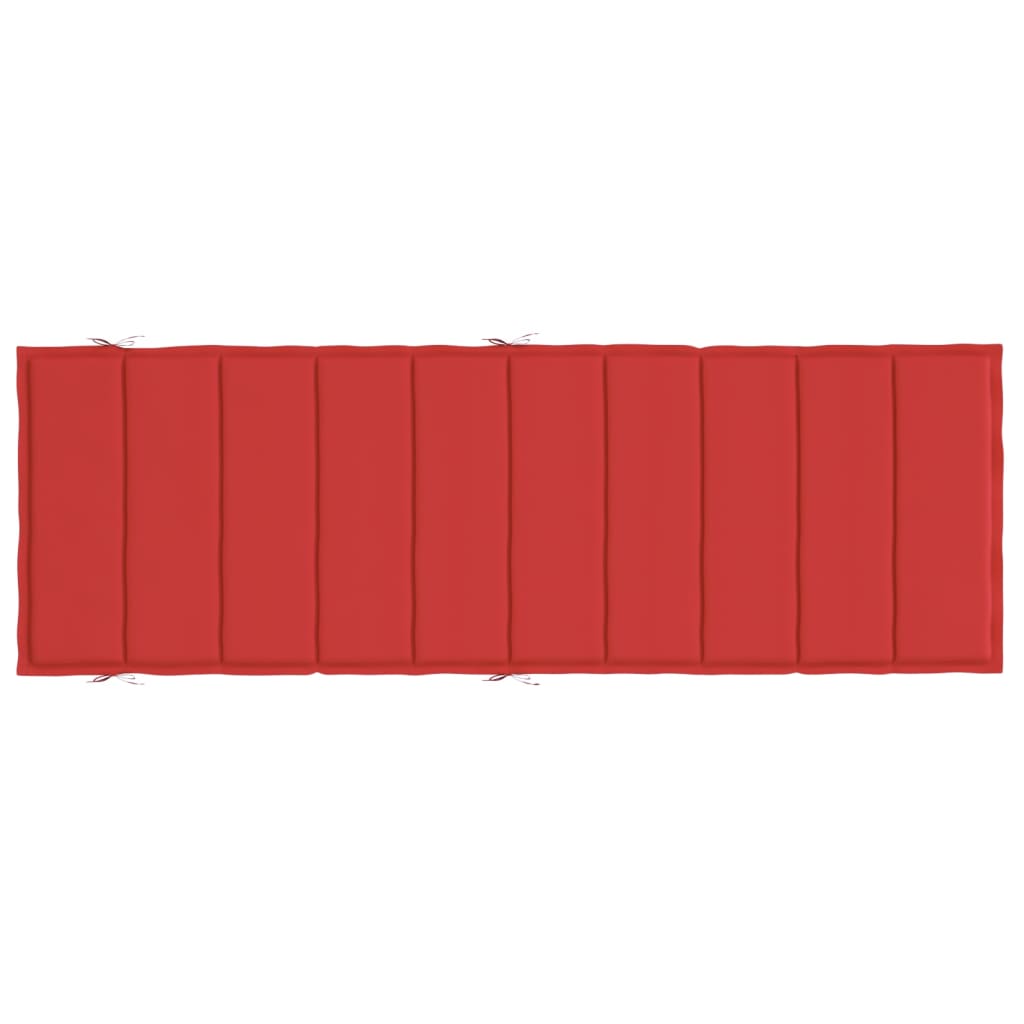 Ligbedkussen 86X58X3 Cm Oxford Stof Rood