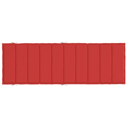 Ligbedkussen 86X58X3 Cm Oxford Stof Rood