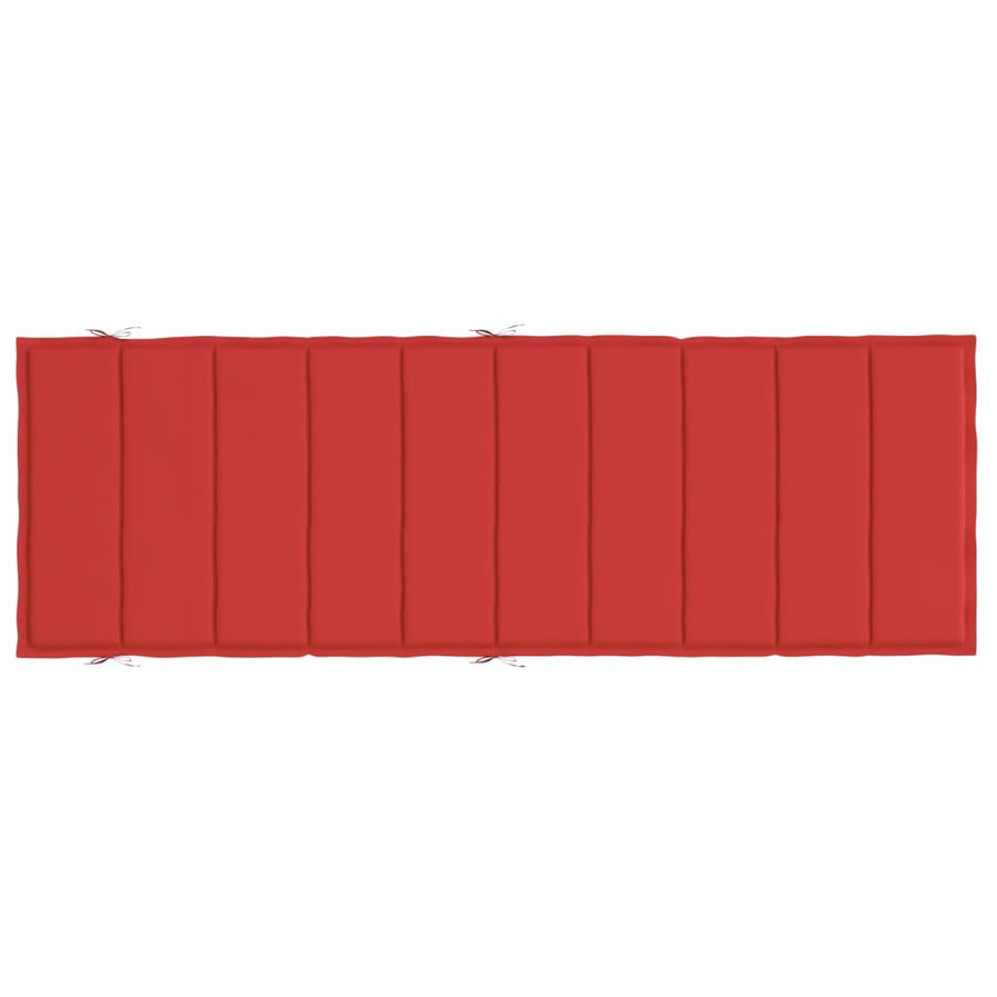 Ligbedkussen 86X58X3 Cm Oxford Stof Rood