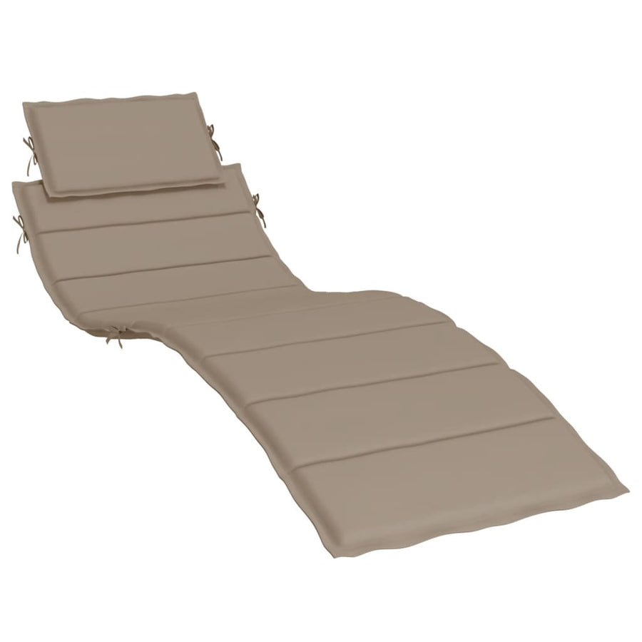 Ligbedkussen 186X58X3 Cm Oxford Stof Taupe