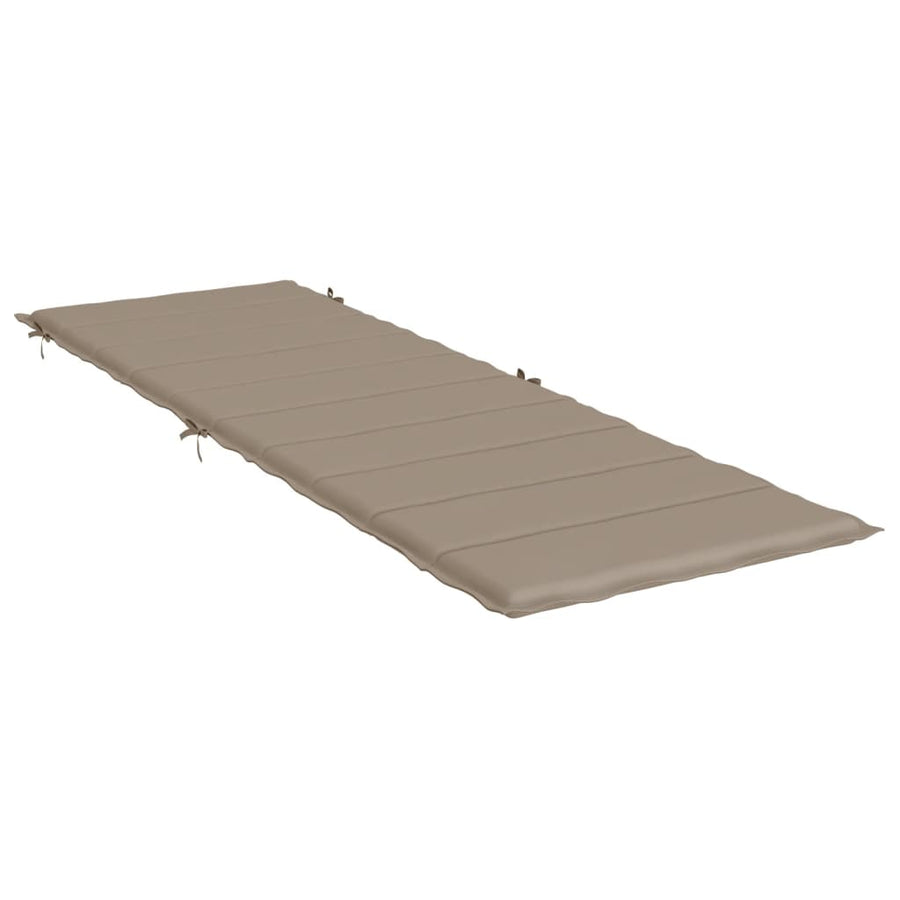 Ligbedkussen 186X58X3 Cm Oxford Stof Taupe
